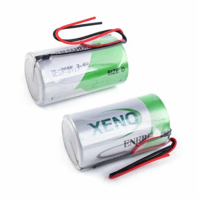 19Ah XL-205F/W Xeno D-Bauform Lithium-Thionylchlorid-Batterie 3,6V  Leitungen  - Bild 1 von 2