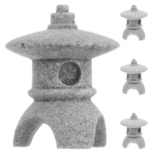 4 Pcs Landscape Pavilion Bonsai Decoration Garden Imitation Ornaments - Picture 1 of 12