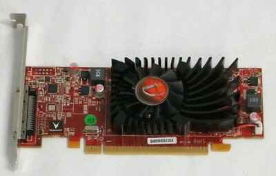 Visiontek AMD Radeon HD 5450 512MB  PCI-E VHDCI Video Card 5450VHD512GX - Image 1 of 2