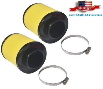 Filtro de aire 2 limpiadores para Honda TRX250X TRX250X1 2x4 2009 2010 2011-2023 con abrazadera Foto 1 de 4