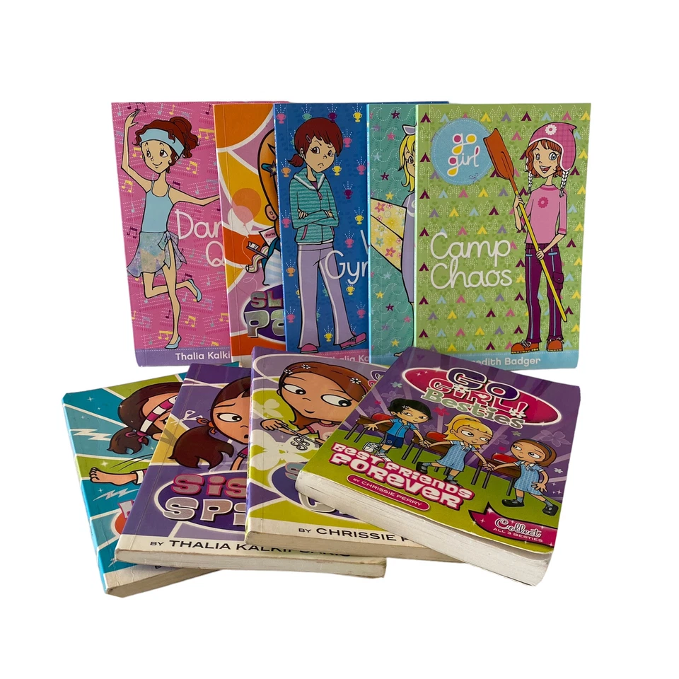 Go Girl ! Book Bundle Lot Of 9 - Girls Kids Fiction Paperback Besties Friends - Image 1 of 4
