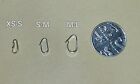 1 x argent 0,925 ~ S ou M ou 14 carats remplissage en or ~ XS collier à encaissement ressort pendentif caution
