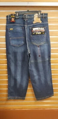 BARE FOX Throwback Vintage Wide Leg BAGGY Jeans New With Tags 40X32 - Image 1 of 4