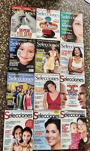 Lot Of 12 Selecciones Reader's Digest Magazine Spanish Edition 2008