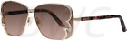 Swarovski Women's 62-11-135 Gradient Lens Square Sunglasses Designer Eyewear