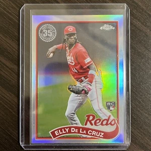 Elly De La Cruz RARE ROOKIE REFRACTOR TOPPS CHROME INVESTMENT CARD MINT SSP MVP - Picture 1 of 7