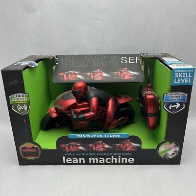 The Black Series LEAN MACHINE Radio Remote Control Racing Red Motorcycle Toy NIB - Image 1 of 4