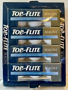 Vintage 1994 Open Box Spalding Top Flite 12-pk Tour Trajectory Magna Golf Balls - Picture 1 of 7