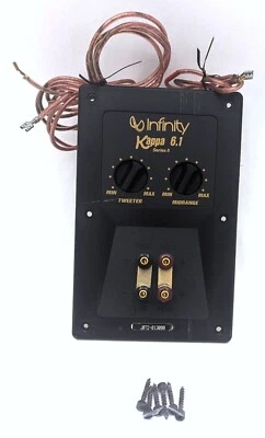 Placa de entrada cruzada de 3 vías Infinity KAPPA 6.1 Serie II de colección J072 con tornillos Foto 1 de 4