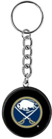 Buffalo Sabres NHL Mini Hockey Puck Team Logo Keychain Cover