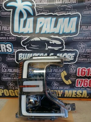Ford F250 F350 Super Duty 2019 20 21 faro derecho LED negro ASLC3X-RHHSGASY  Foto 1 de 4