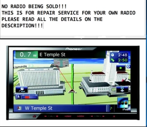 PIONEER AVIC-X850BT BROKEN/URESPONSIVE TOUCH PANEL REPLACE SERVICE NO RADIO SOLD - Picture 1 of 1