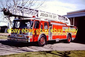 MS15 Fire Apparatus Slide Jackson Mississippi 1990 E-One Ladder - Imagen 1 de 1