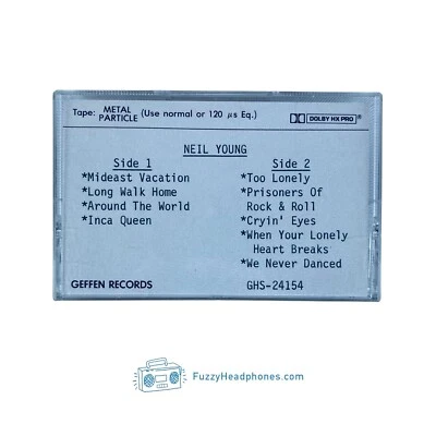 Neil Young & Crazy Horse – Life Cassette Tape (1997) GHS-24154 PROMO TESTED - Image 1 of 4