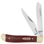 Kershaw Gadsden Slip Joint Red Smooth Folding D2 Steel Pocket Knife 4381rb