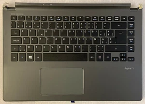 Clavier Azerty Belge Acer Aspire V5-473 60.MAXN7.002 TOPCASE Gris + TrackPad - Photo 1/3