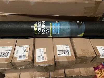 Ignite by SPRI Exercise Equipment Mat, Black 5mm, 72"x36" - Image 1 of 4