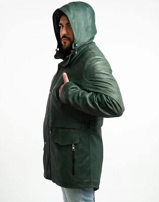 GIACCA GIACCONE IN DI PELLE UOMO ART. U0442  TUTTE LE TG. DISPONIBILI DA 46 A 58 Foto 1 de 4