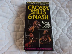 CROSBY STILLS AND & NASH LONG TIME COMING' VHS THE BYRDS HOLLIES DOKUMENTARFILM LIVE - Bild 1 von 9