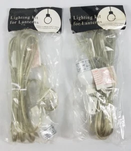 Lighting Kits Lanterns Suspending Lanterns Pendant Ceiling Pair Lot of 2 NOS - Picture 1 of 9