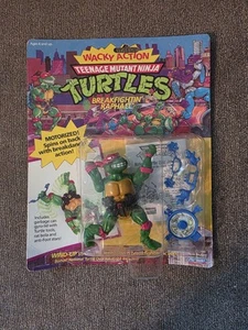 Vintage Teenage Mutant Ninja Turtles Break Fighting Raphael 1989 New In Pack - Picture 1 of 3