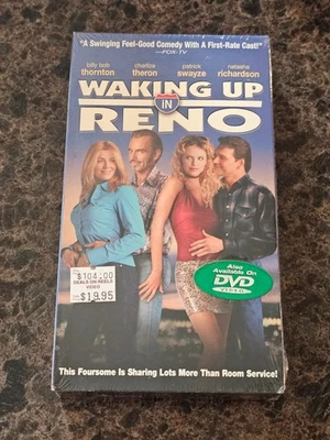 BRAND NEW Waking Up In Reno (VHS; 2002) Patrick Swayze RARE Sealed OOP Watermark - Image 1 of 4