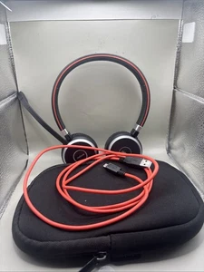 Casque intra-auriculaire stéréo sans fil Jabra Evolve 65 UC sans dongle - Photo 1/8