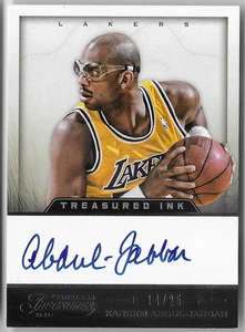 KAREEM ABDUL-JABBAR 2013 PANINI TIMELESS TREASURES AUTO AUTOGRAPH CARD #14/25! - Picture 1 of 1