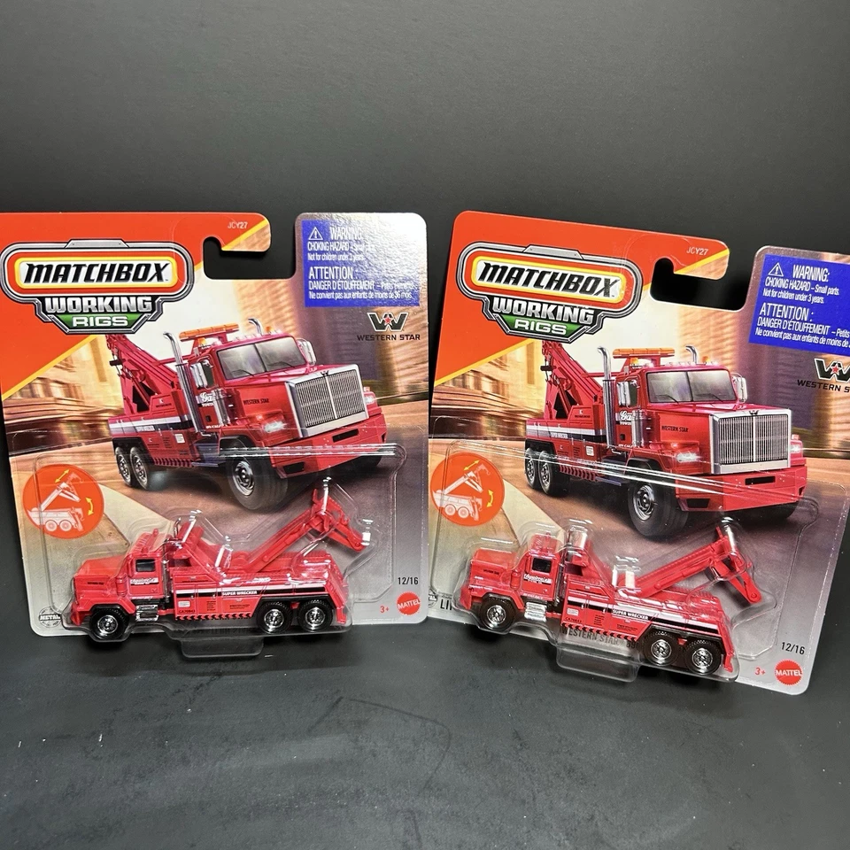 MATCHBOX 2025 WORKING RIGS 5/16 - SCANIA TACTICAL COMMAND CENTER RED