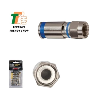 624 Weatherproof Compression F-Connector for RG6 Coax Cable, 50-Pack - Picture 1 of 4