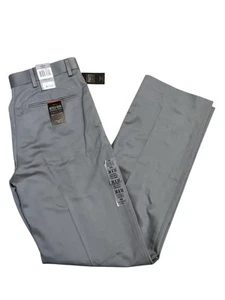 New! DOCKERS Never-Iron Essential Khaki Pants Mens 30X32 Gray NWT - Picture 1 of 6