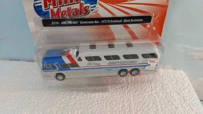Classic Metal Works Twin Deck Greyhound Bus New - Image 1 of 2