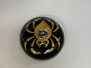 1.75” Spider Mirror Accent and Glass Rhinestone Eyes- By JaDeL - Picture 1 of 4