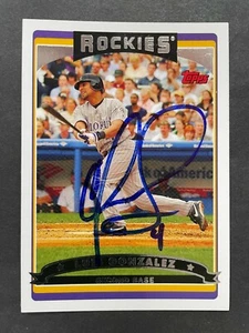 2006 Topps SIGNED: Luis Gonzalez, FUTURE HOF #202 - Picture 1 of 1