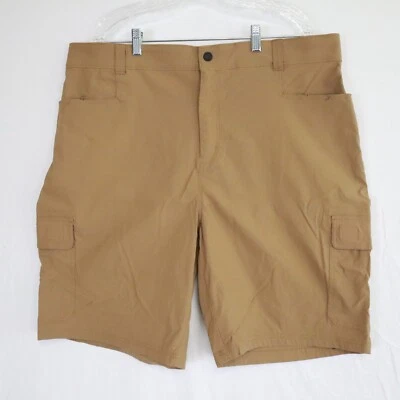 Orvis Shorts Mens 40 Cargo Pocket Outdoor Stretch Nylon Flex Hiking Camp Tan - Image 1 of 4