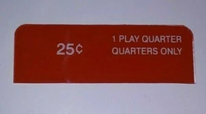 Seeburg 3WA Wallbox Jukebox Moneda Vidrio 160 o 200 Seleccionar 1 JUGAR 25 CENTAVOS - Imagen 1 de 4