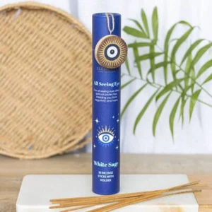 INDIVIDUAL All Seeing Eye White Sage Incense SticK GIFT SET - Picture 1 of 5