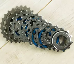 CAMPAGNOLO RECORD TITANIUM VINTAGE CASSETTE ROAD BIKE 10 SPEED BIKE 12 23 - Picture 1 of 4