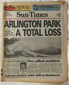 Chicago Sun-Times, final deportiva, jueves 1 de agosto de 1985, páginas 1-20, 117-136. - Imagen 1 de 2
