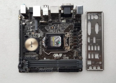 ASUS H97I-PLUS Motherboard LGA1150 Chipset Intel H97 DDR3 With I/O Baffle - Image 1 of 4