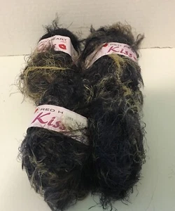 Menge 4 Rotes Herz Kuss Garn Farbe Rauch - Bild 1 von 6