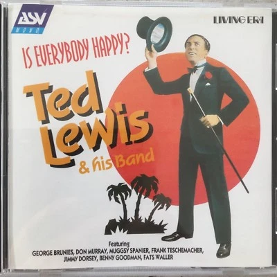 TED LEWIS & HIS BAND: Is Everybody Happy ? (UK CD ASV AJA 5273 Mono / neu) - Bild 1 von 2