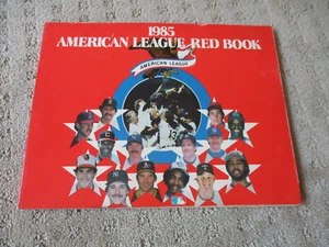 Béisbol libro rojo de la Liga Americana 1985 - Imagen 1 de 3