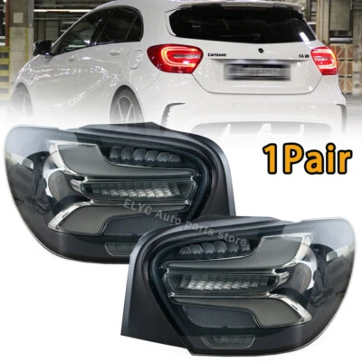 For Benz A-Class W176 2013 2014 2015-2018 Turn Signal Lamp Black LED Taillight - Image 1 of 4