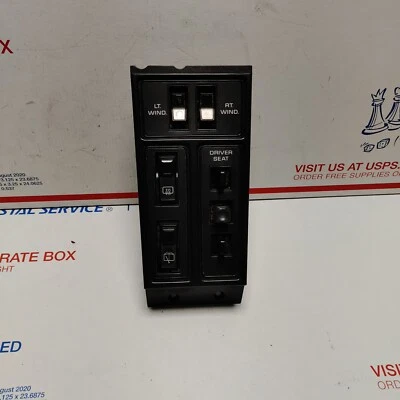 1980's (late 70's?) DODGE DAYTONA MASTER SWITCH ARRAY 1985 OEM Rear Wiper Seat — 第 1/4 张图片