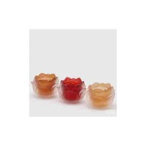 EDG Enzo De Gasperi Portacandela Loto H7,5 D10,5 Multicolor 3 Pezzi - Imagen 1 de 1