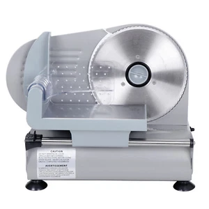 7.5" Blade 150W Durable Meat Slicer Electric Deli Slice Veggie Cutter Kitchen - Picture 1 of 22
