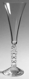 Pair of Fluted Champagnes Millennium 2000 by CRISTAL D'ARQUES-DURAND - Picture 1 of 1