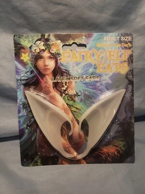 Fairy Pixie Elf Orc Gremlin Gnome Anime  Cosplay Garb Glow in the Dark Ears - Image 1 of 2
