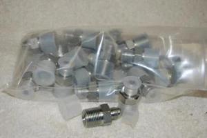 HYDRAULIC FITTING ADAPTER 6-8-070102c -6 JIC 37DEG TO 1/2 NPT 25 EA NEW - Picture 1 of 1